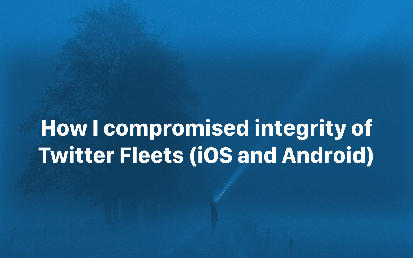 How I compromised integrity of Twitter Fleets (iOS and Android)